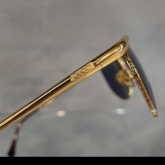 Vintage Gucci Gold Sunglasses main image 4